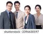 Small photo of Portrait of authoritative business team