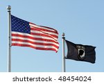 American And Pow Mia Flags