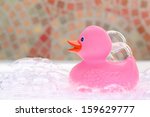 Pink Rubber Duck In A Bubble...