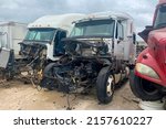 Three Broken Trucks In Junk...