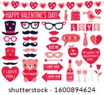 valentines day vector party... | Shutterstock .eps vector #1600894624