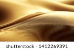 Particle Drapery Luxury Gold...