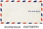 Vintage Air Mail Envelope With...