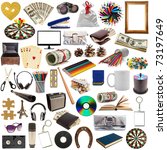 Collection of objects isolated...