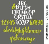 alphabet letters  lowercase ... | Shutterstock .eps vector #277096181