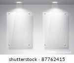realistic vector empty glass... | Shutterstock .eps vector #87762415