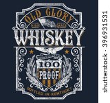 Vintage Americana Whiskey Label ...