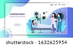 coronavirus infect control... | Shutterstock .eps vector #1632625954