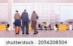 businesspeople team standing... | Shutterstock .eps vector #2056208504