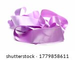 purple ribbon isolated on white ... | Shutterstock . vector #1779858611