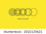 simplification concept.... | Shutterstock .eps vector #2022125621