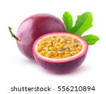 Isolated Passionfruits. One And ...