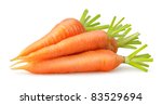 Isolated Carrots. Heap Of Fresh ...