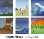 miniature vector illustrations... | Shutterstock . vector #8719822
