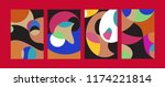 vector abstract colorful... | Shutterstock .eps vector #1174221814