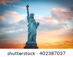 Statue Of Liberty On The...