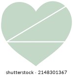 heart shaped collage template ... | Shutterstock .eps vector #2148301367