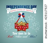 4 july independence day festive ... | Shutterstock .eps vector #425117527