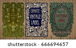 Vector Vintage Items  Label Art ...
