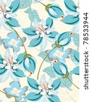 beautiful pattern floral | Shutterstock . vector #78533944