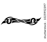 tribal pattern tattoo vector... | Shutterstock .eps vector #1025952397