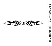 tribal tattoo pattern vector ... | Shutterstock .eps vector #1249891051
