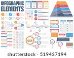 infographic elements   process... | Shutterstock .eps vector #519437194