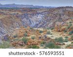 Small photo of AUGRABIES NATIONAL PARK gorge . a combination of unique plant kingdom and geology make for awe inspiring desert vistas in the Orange river Valley at Augrabies, Northern Cape, South Africa.