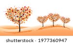 nature background with stylized ... | Shutterstock .eps vector #1977360947