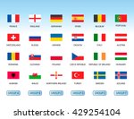 collection of flags of... | Shutterstock .eps vector #429254104