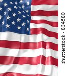 u.s. flag background 3d | Shutterstock . vector #834580