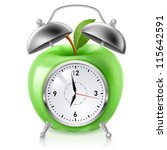 Green Apple Alarm Clock....