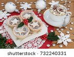 Christmas Mince Pies On A Plate ...