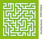 green labyrinth | Shutterstock .eps vector #59974063