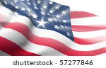 usa shiny flag | Shutterstock . vector #57277846