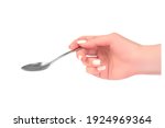 the right hand holds a silver... | Shutterstock .eps vector #1924969364