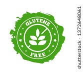 glutene free product badge... | Shutterstock .eps vector #1372648061