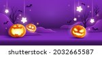 happy halloween. group of 3d... | Shutterstock . vector #2032665587