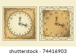 vintage watch | Shutterstock .eps vector #74416903