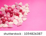 colorful sugar sprinkles.... | Shutterstock . vector #1054826387