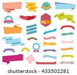 vector file representing labels ... | Shutterstock .eps vector #433502281