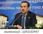 Small photo of Almaty, Kazakhstan - 05.24.2016 : Karim Masimov. Former head of the National Security Committee. Accused of mass riots and high treason.
