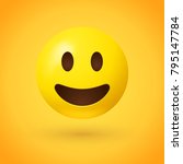 Smiling Emoji   Happy Emoticon...