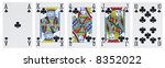 from ace to ten. all cross ... | Shutterstock . vector #8352022