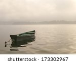 Boat On The Foggy Lake
