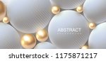abstract background with 3d... | Shutterstock .eps vector #1175871217