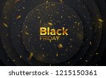 black friday sale poster.... | Shutterstock .eps vector #1215150361