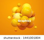 abstract composition with 3d... | Shutterstock .eps vector #1441001804