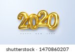 happy new 2020 year. holiday... | Shutterstock .eps vector #1470860207
