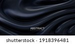 black melted substance. wavy... | Shutterstock .eps vector #1918396481